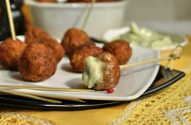 Куриные крокеты (сroquettes de poulet): шаг 12