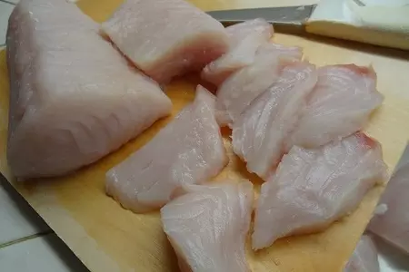 Акула, вяленно - копчёная: шаг 2