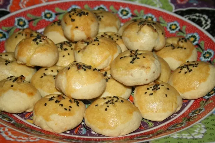 Арабская выпечка с хумусом: шаг 11
