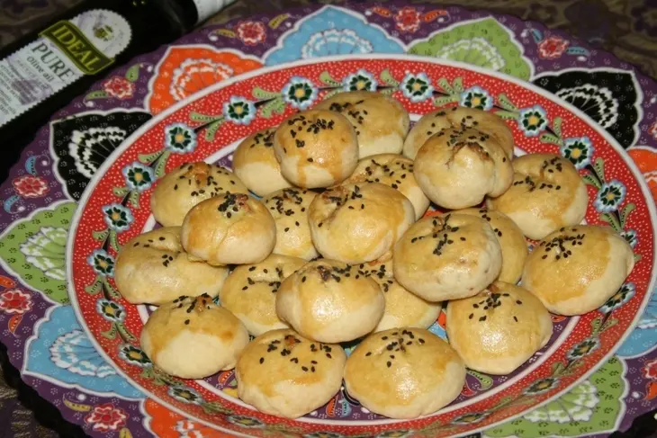 Арабская выпечка с хумусом: шаг 13