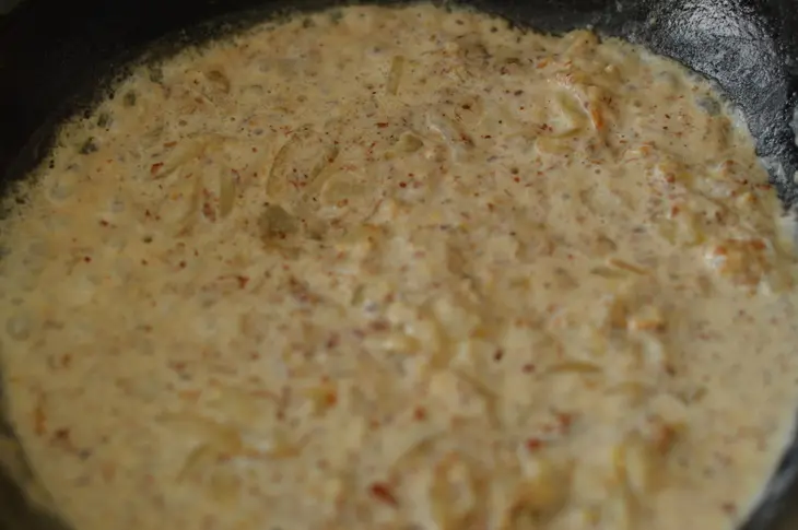 Куриное филе в ореховом соусе с гречкой: шаг 3
