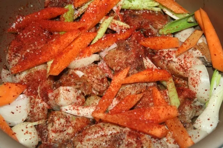 Кускус с овощами и курицей: шаг 3