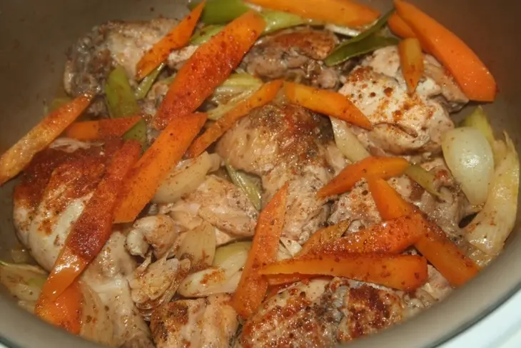 Кускус с овощами и курицей: шаг 4
