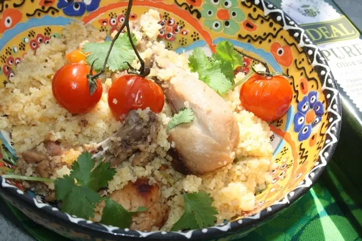 Кускус с овощами и курицей: шаг 7