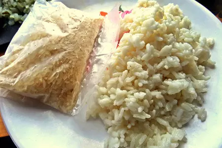 Блины на картофельном отваре с начинкой: шаг 3