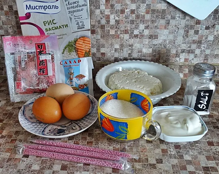 Рисовый пудинг "сакура": шаг 1
