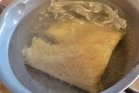 Рисовый пудинг "сакура": шаг 2