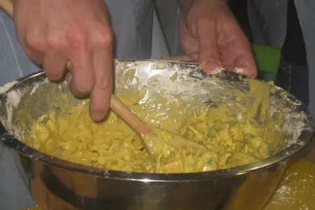 "пакора" पकोरा: шаг 3