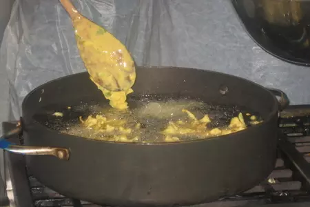 "пакора" पकोरा: шаг 4