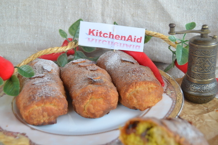 Марокканские пирожки "пастилла" с куриными пупочками и кускусом: шаг 9