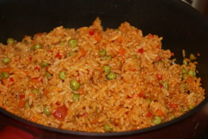 Мексиканский рис (arroz a la mexicana): шаг 6