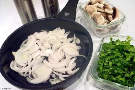 Гречка с треской под сырной корочкой: шаг 2