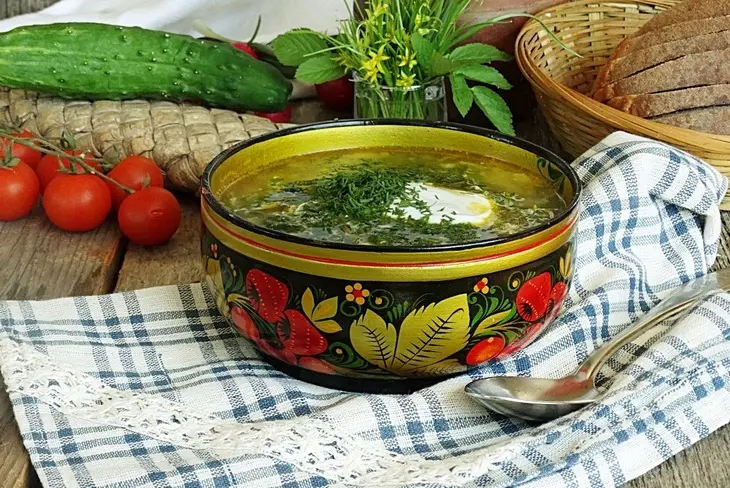 Суп из весенних трав.: шаг 9