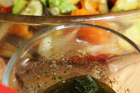 Теплый салат из гречки и запеченых овощей: шаг 5