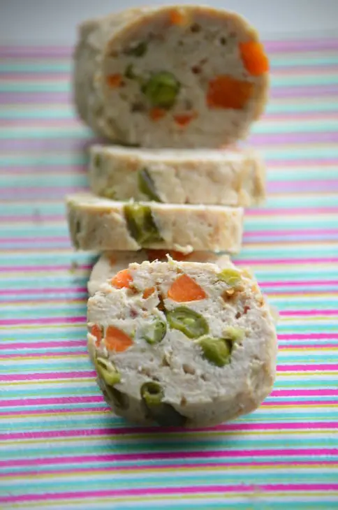 Куриная колбаса с овощами: шаг 6
