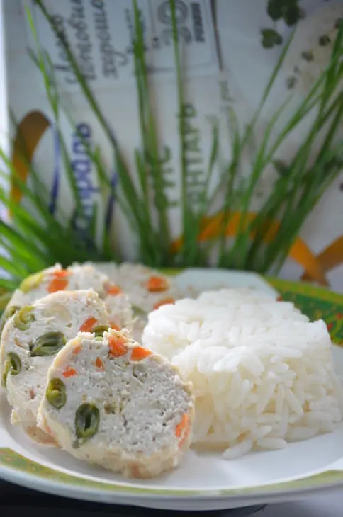 Куриная колбаса с овощами: шаг 8