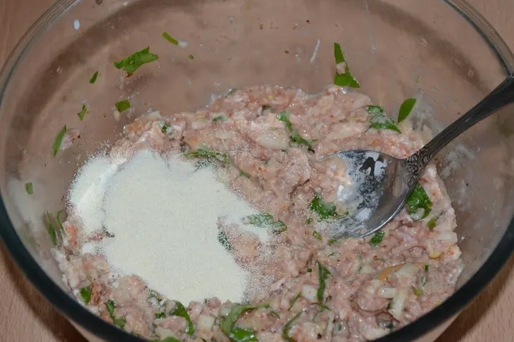 Гречка с мясными клецками: шаг 3
