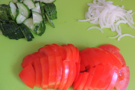Весенний салат с гречкой и грибами.: шаг 2