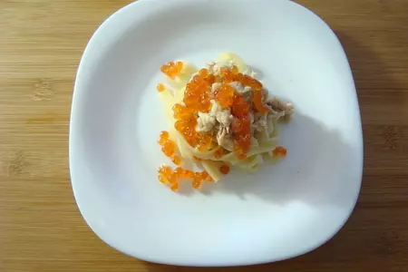 Рыба с горчично-медовым соусом и икрой.: шаг 6
