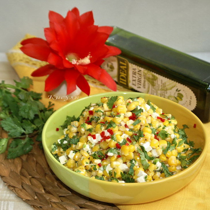 Мексиканский кукурузный салат: шаг 4