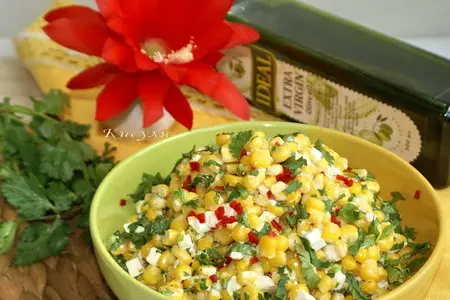 Мексиканский кукурузный салат: шаг 4