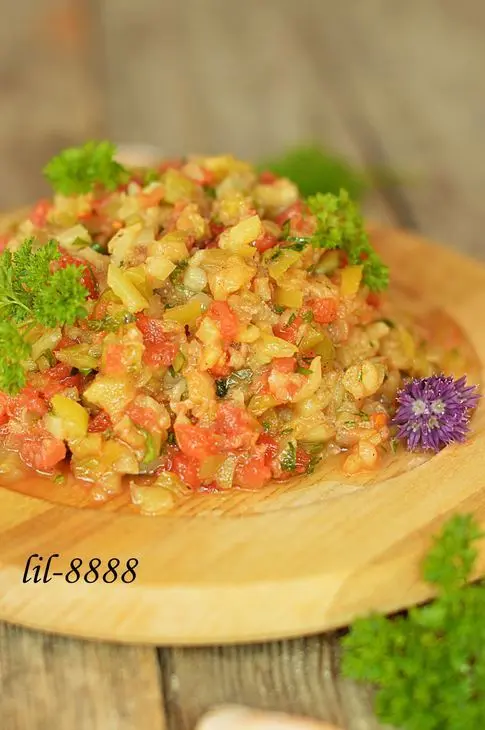 Кьопоолу, баклажанная икра.: шаг 3