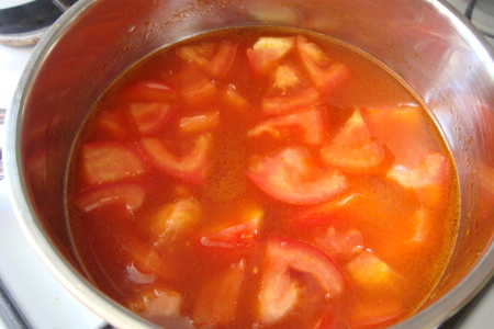 Суп из помидоров с яйцом (си хун ши цзи дань тан): шаг 5