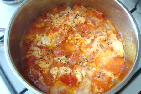 Суп из помидоров с яйцом (си хун ши цзи дань тан): шаг 6