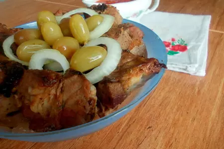 Нежный шашлык в маринаде из белого вина: шаг 6