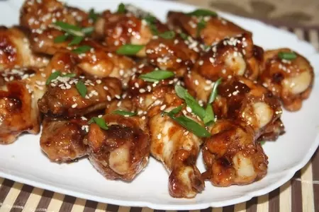 Куриные крылышки по-китайски (остро-сладкие): шаг 9