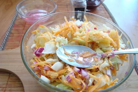 Салат по-китайски с печёным картофелем и свёклой: шаг 10