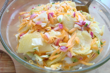Салат по-китайски с печёным картофелем и свёклой: шаг 11