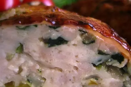 Ножки куриные, фаршированные шпинатом, сыром и овощами.: шаг 5