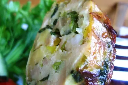 Ножки куриные, фаршированные шпинатом, сыром и овощами.: шаг 7