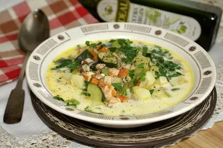 Ирландская похлёбка с кабачками и сыром: шаг 7