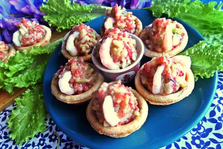 Закуска из авокадо, риса и икры: шаг 7