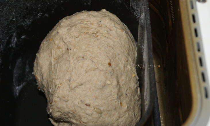 Ирландский цельнозерновой хлеб в хлебопечке: шаг 3