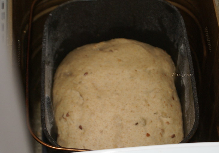 Ирландский цельнозерновой хлеб в хлебопечке: шаг 4