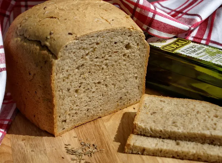 Ирландский цельнозерновой хлеб в хлебопечке: шаг 5