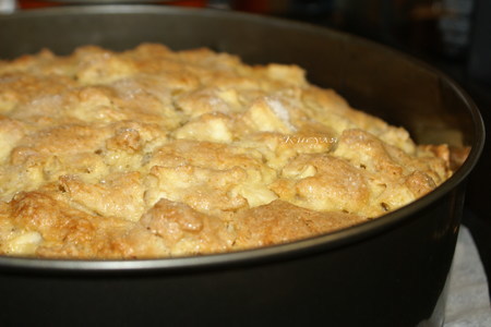 Ирландский яблочный пирог с заварным кремом: шаг 9