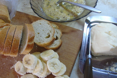 Сладки сэндвич с бананом и корицей: шаг 1