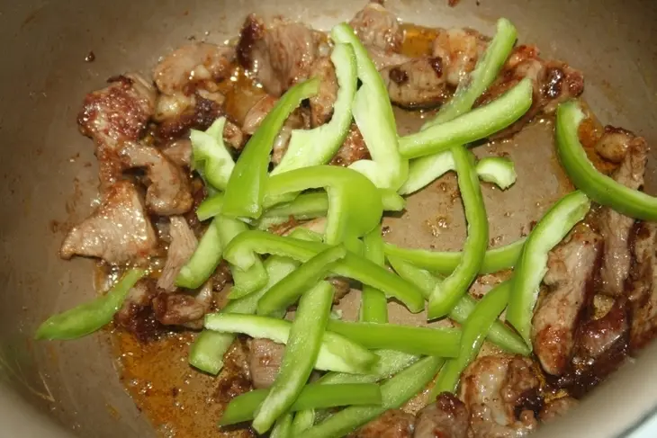 Лапша с индейкой и овощами: шаг 6