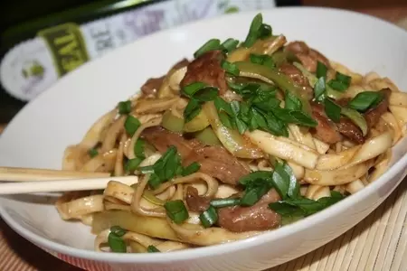 Лапша с индейкой и овощами: шаг 11