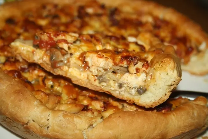 Глубокая (deep dish) чикагская пицца: шаг 29