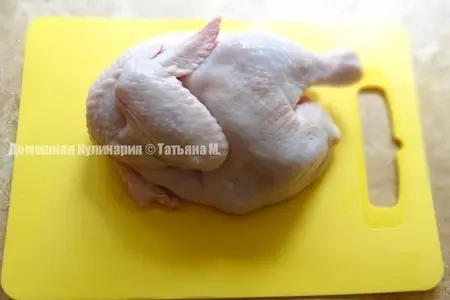 Курица с кукурузой, томленные в апельсиновом соке: шаг 1