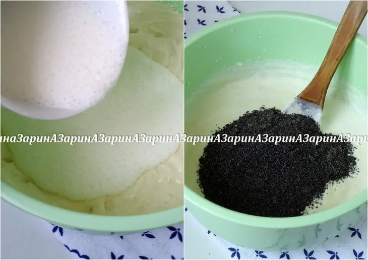 Маковые кексы с клубничным кёрдом.: шаг 4