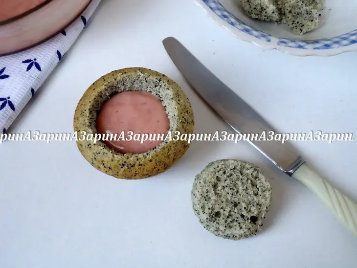 Маковые кексы с клубничным кёрдом.: шаг 16