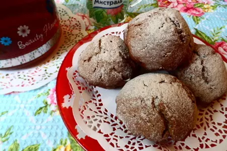 Кексы сметанные с рисовой мукой и какао: шаг 7