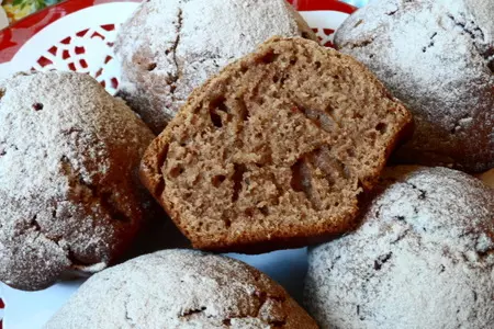 Кексы сметанные с рисовой мукой и какао: шаг 8