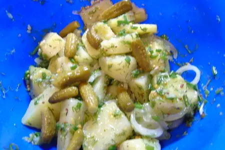 Салат картофельный: шаг 5